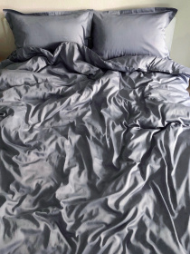 Підковдра класична темно-сіра Cozy модель 8009082 Фото