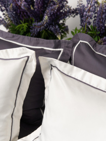 Комплект постільної білизни з преміум сатину з кантом INDIM модель Ash123 Комплект постільної білизни з преміум сатину з кантом INDIM модель Ash123 Фото
