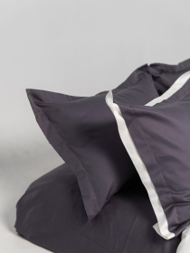 Комплект постільної білизни з преміум сатину з вушками INDIM модель Ash345 Комплект постільної білизни з преміум сатину з вушками INDIM модель Ash345 Фото