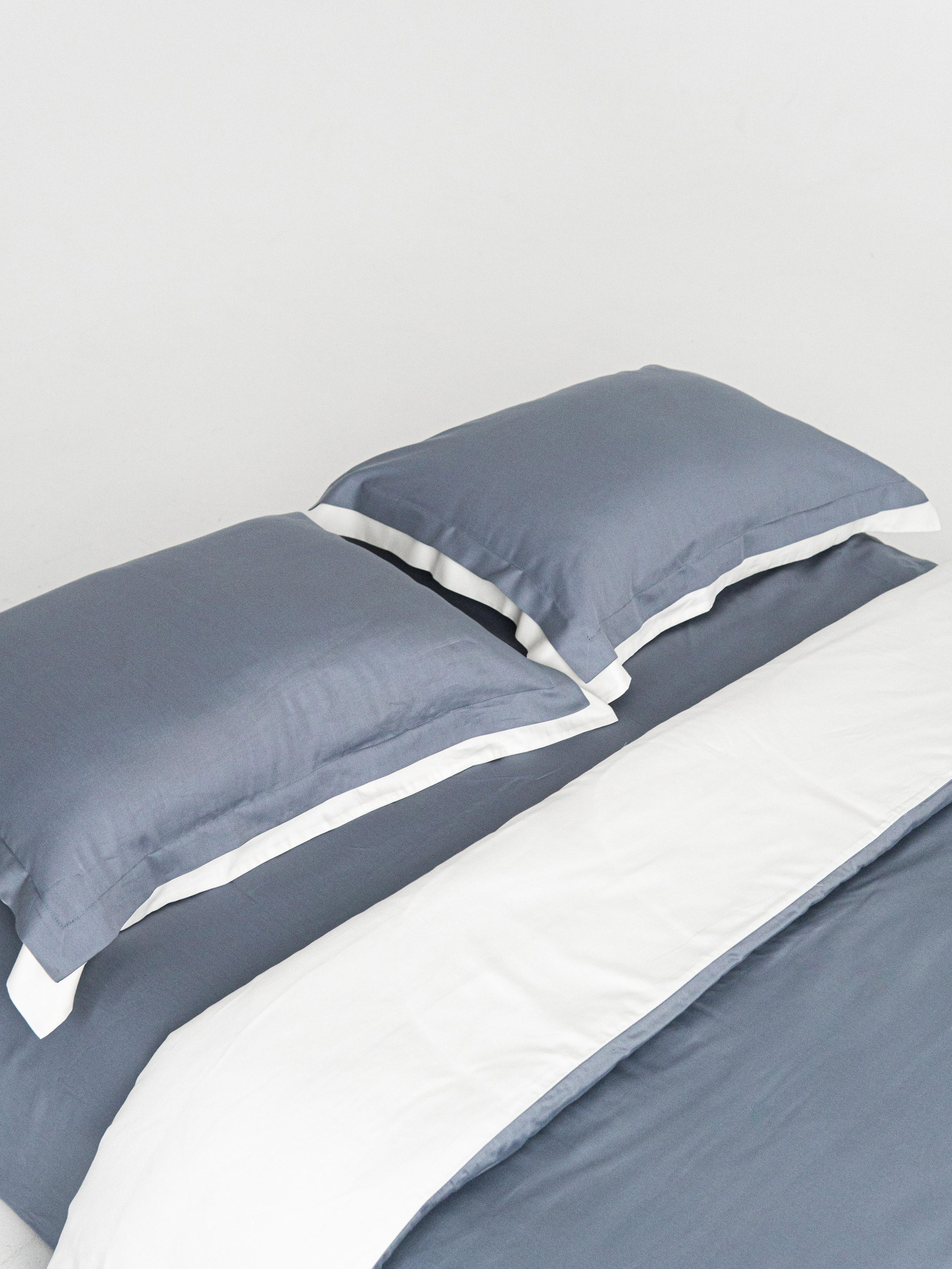 Комплект постільної білизни з преміум сатину з вушками INDIM модель Clouded345 Фото