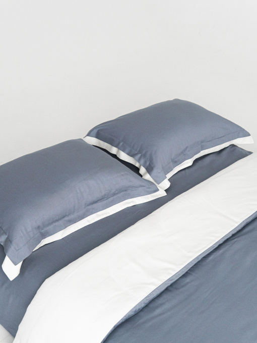 Комплект постільної білизни з преміум сатину з вушками INDIM модель Clouded345 Фото