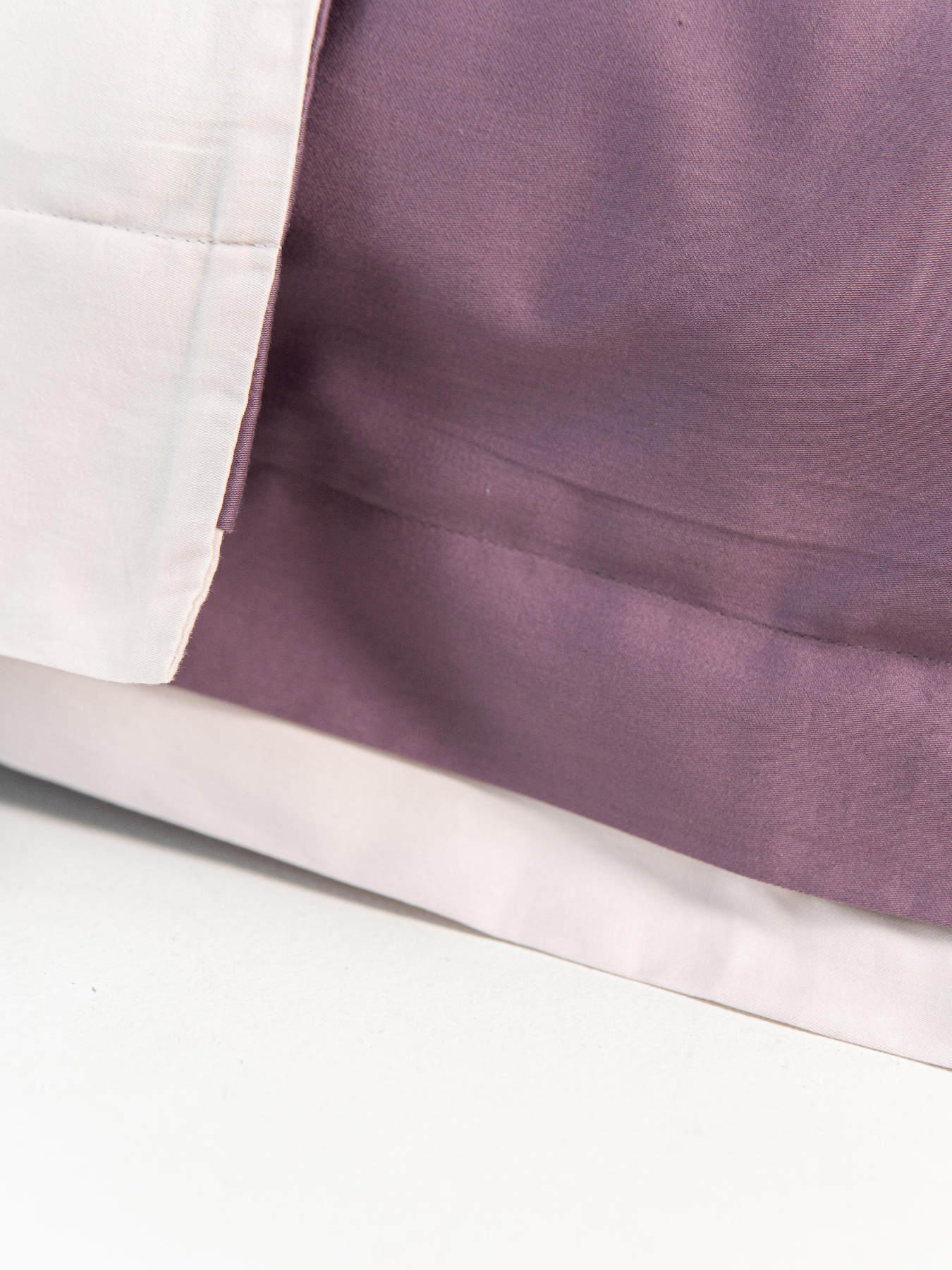 Комплект постельного белья с премиум сатина с ушками INDIM модель Violet345 Фото