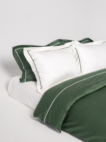 Комплект постільної білизни з преміум сатину з кантом INDIM модель ForestRetreat123 Фото