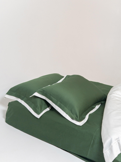 Комплект постільної білизни з преміум сатину з вушками INDIM модель ForestRetreat456 Фото