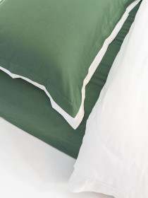 Комплект постельного белья с премиум сатина с ушками INDIM модель ForestRetreat456 Фото