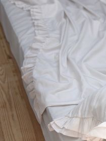 Підковдра з рюшами біла Cozy модель 8009119 Підковдра з рюшами біла Cozy модель 8009119 Фото