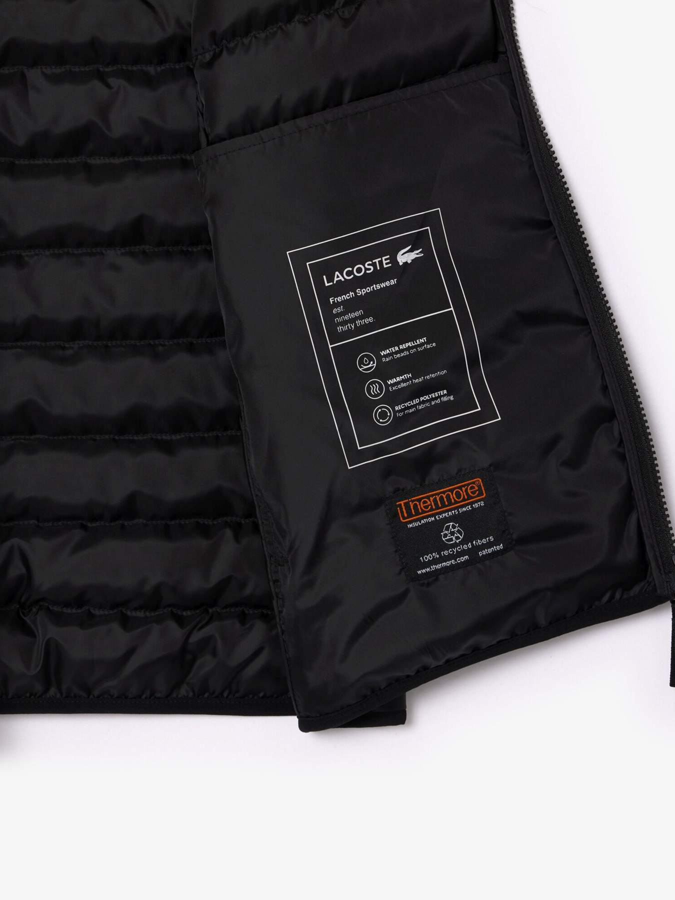 Утеплений жилет Lacoste модель BH2886031 Фото