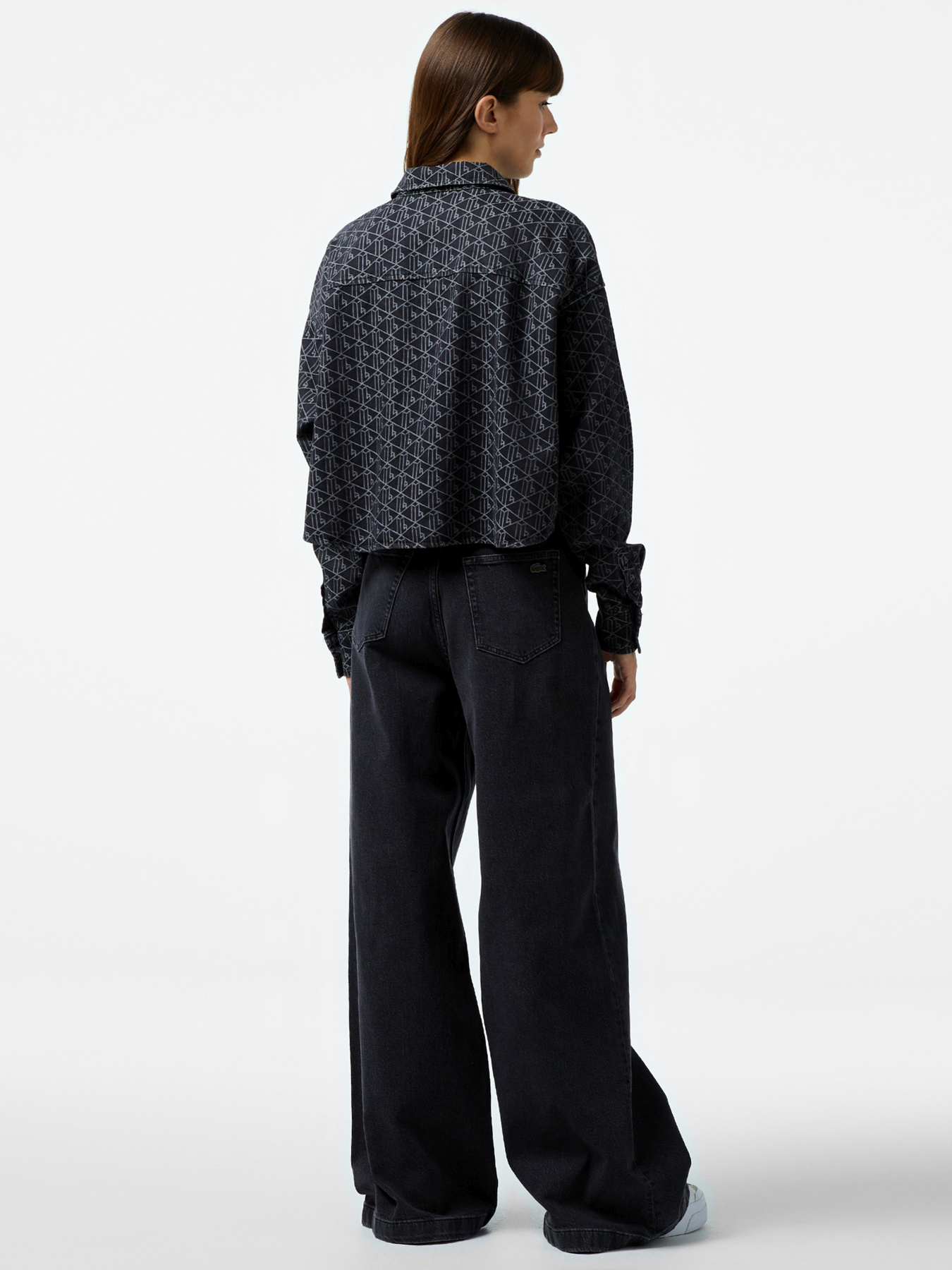 Широкі джинси Lacoste модель HF256868A Фото