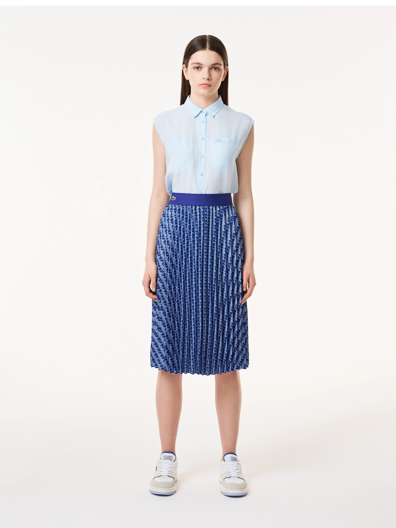 Юбка миди Lacoste модель JF0401F9F Фото