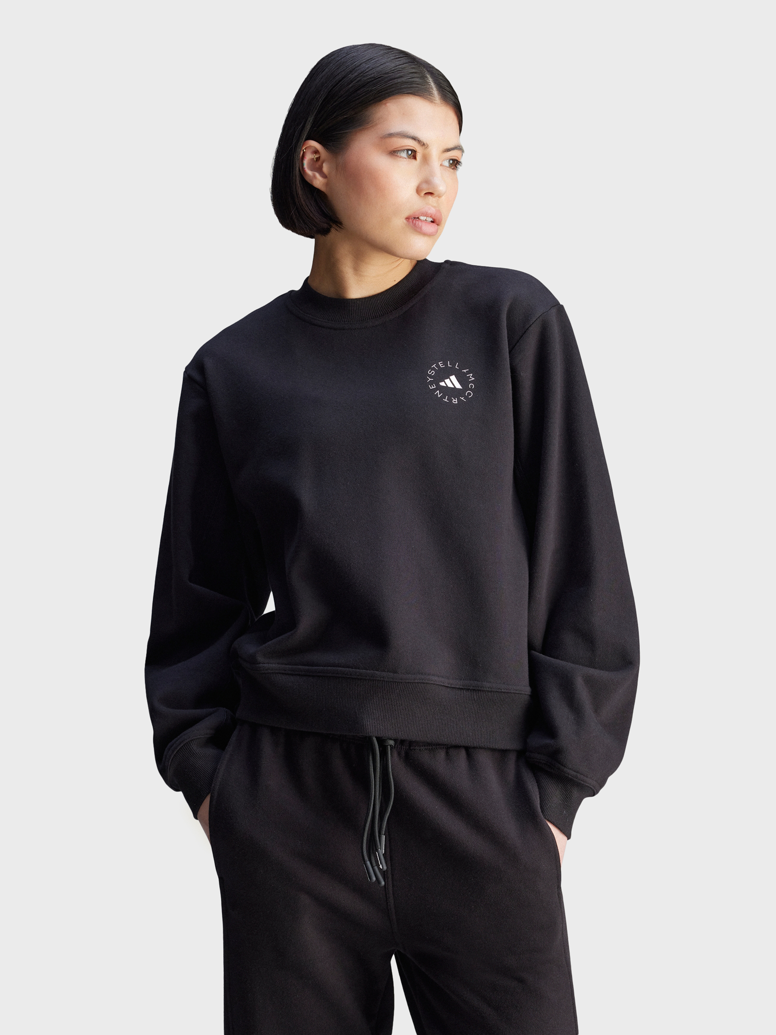 Бавовняний Жіночий Світшот adidas Культові силуети (JJ0150) колір чорний