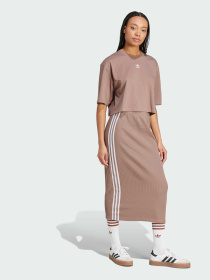 Спідниця міді Adidas Adicolor модель JD4606 Фото