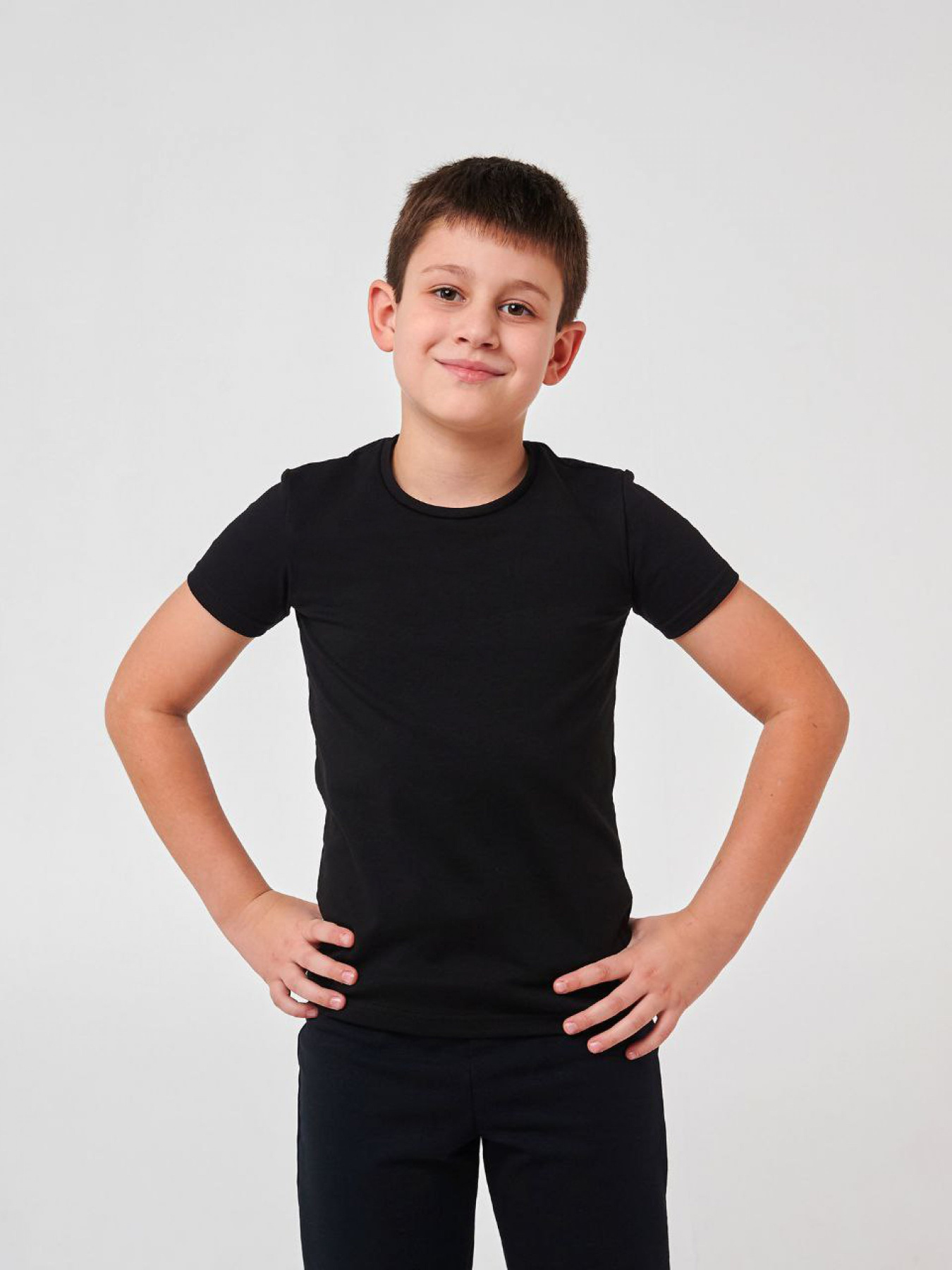 Футболка спортивная SMIL модель smil_110841-cernyj Фото