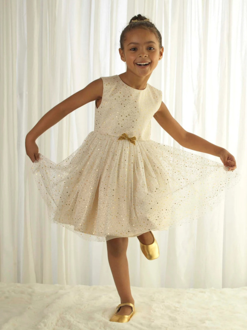 Платья Rachel Riley модель DR450GDAAC-GLD Фото