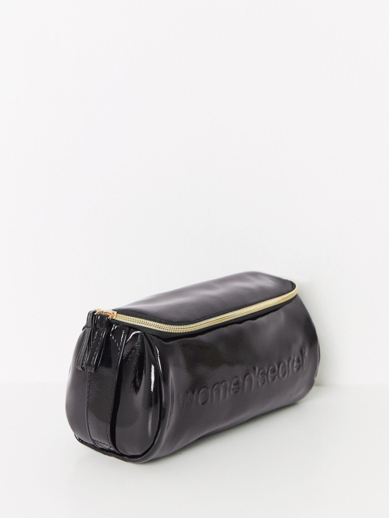 Средняя косметичка из лакированной кожи Women'secret модель 4848838-01 Фото