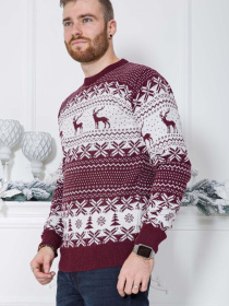 Свитер мужской с оленями 161R712 модель У-1116208::000000029 Фото