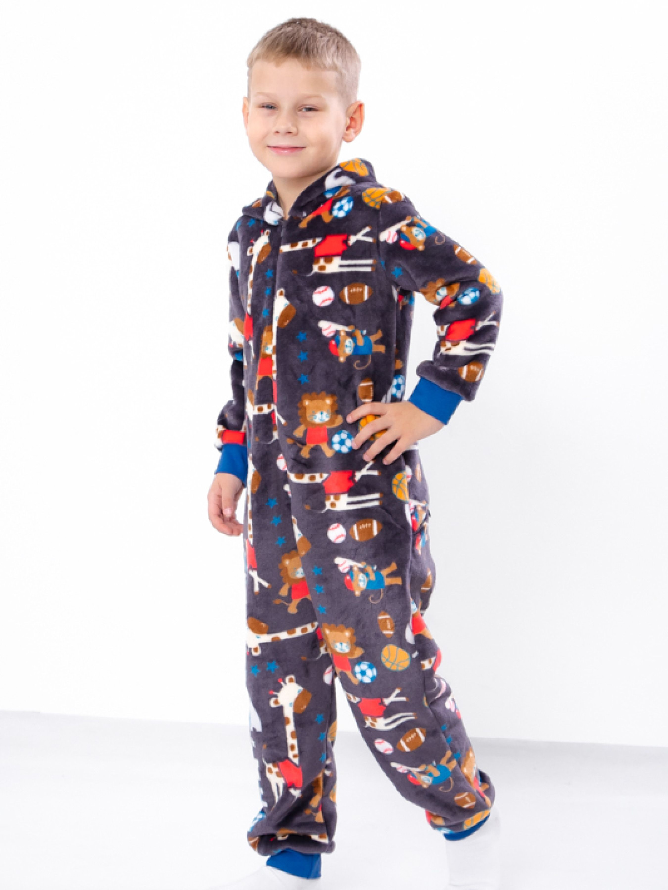 Пижама Носи своє модель 6413-035-4-zvrqta-na-sro-korichnevomu Фото