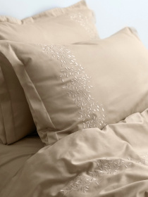 Підковдра лате з вишитими гілками Cozy модель 8009274 Фото