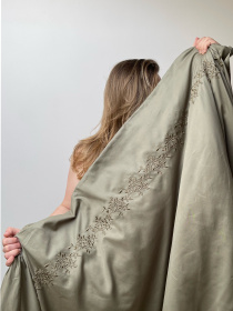 Підковдра мох з вишитими гілками Cozy модель 8009282 Фото