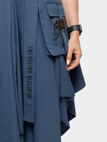 Спідниця міді Авіація Галичини модель 00-003407 Фото