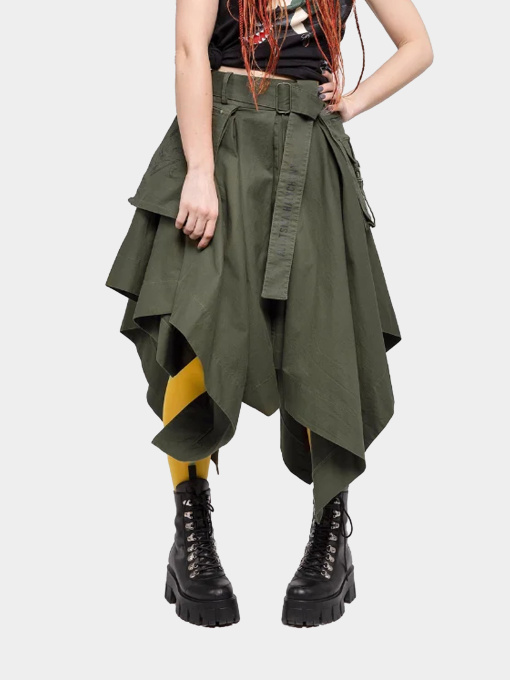 Спідниця міді Авіація Галичини Модель 000006830 Фото