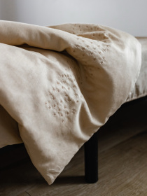 Підковдра лате з вишитими зірками Cozy модель 8009424 Фото