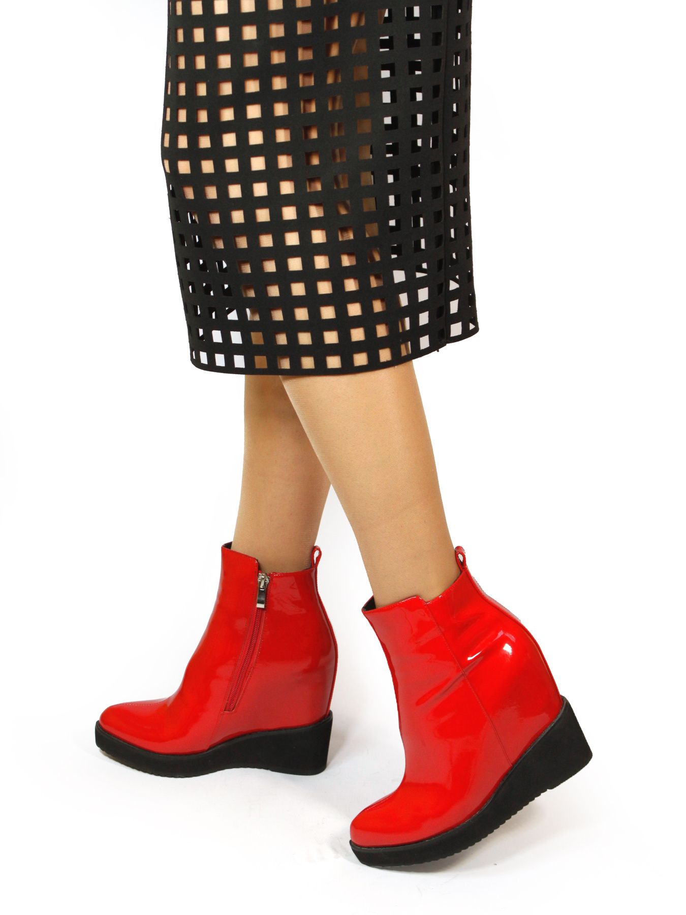 Бoтильоны It-girl модель 5836-48-QP03-red Фото