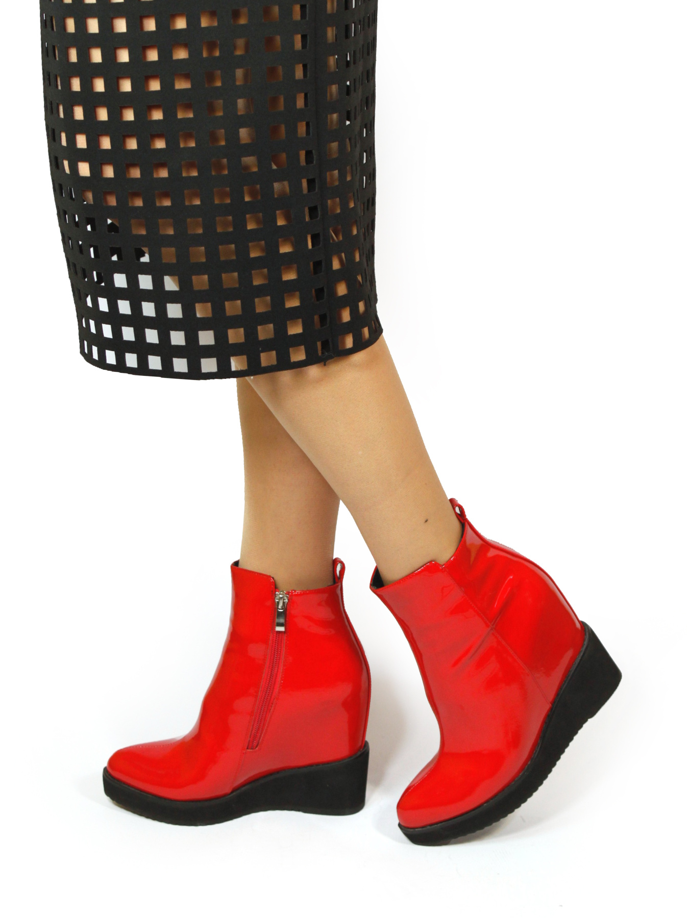 Бoтильоны It-girl модель 5836-48-QP03-red Фото