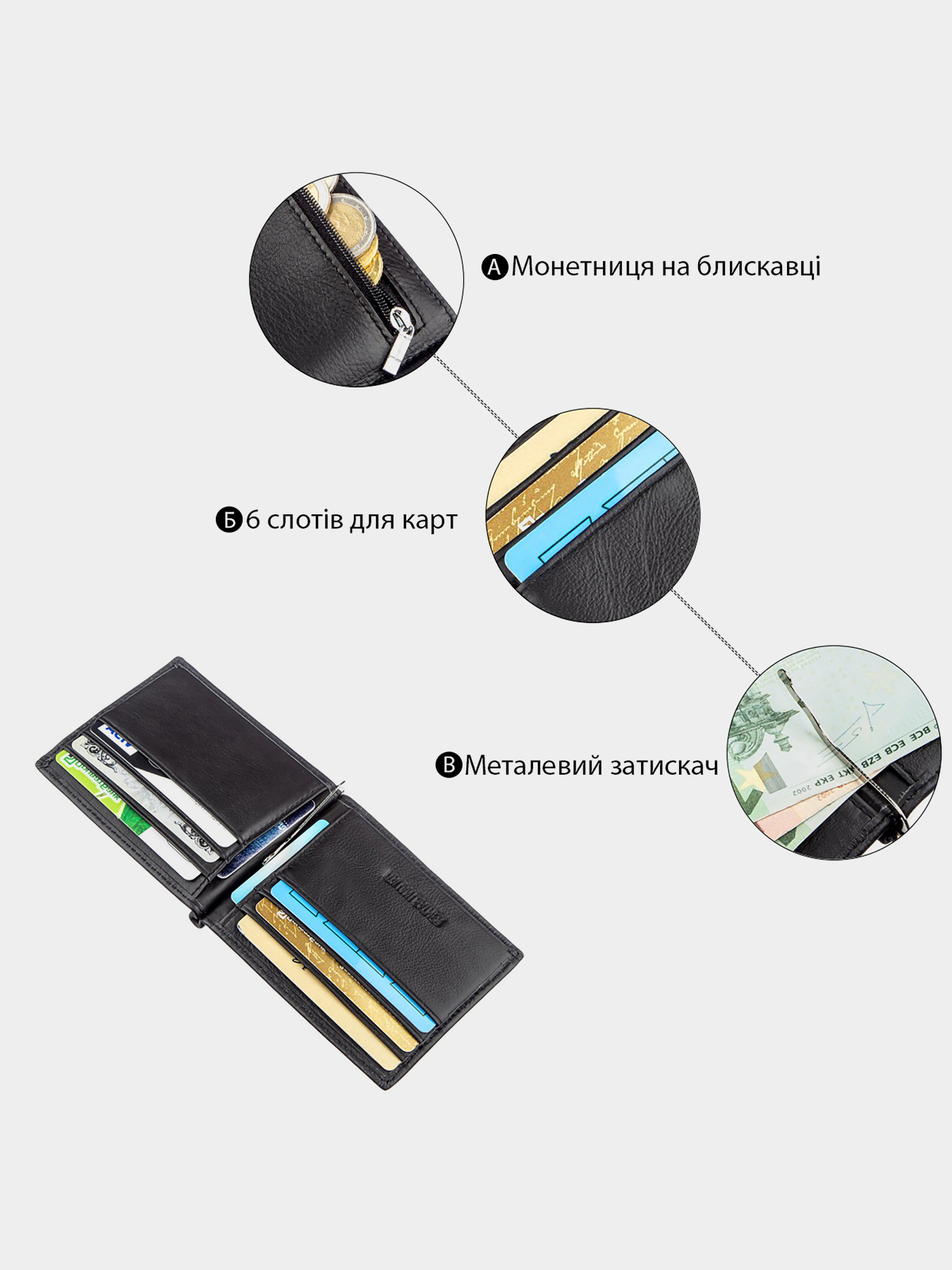 Портмоне ST Leather Accessories модель bag24_18948 Фото