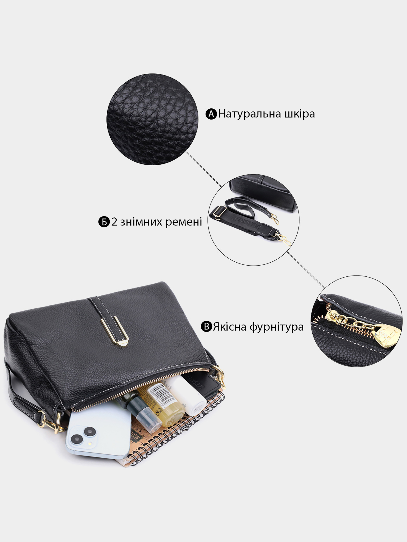 Кросс-боди Vintage модель bag24_22607 Фото