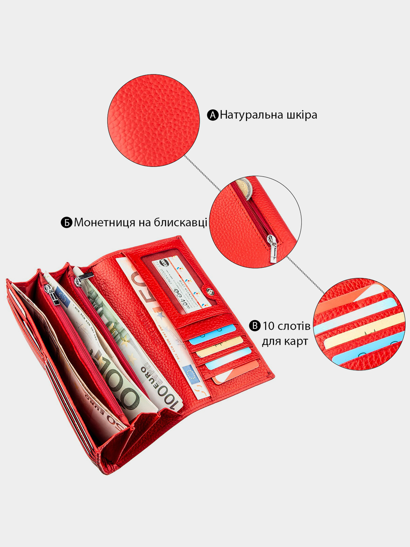 Кошелек ST Leather Accessories модель bag24_18858 Фото