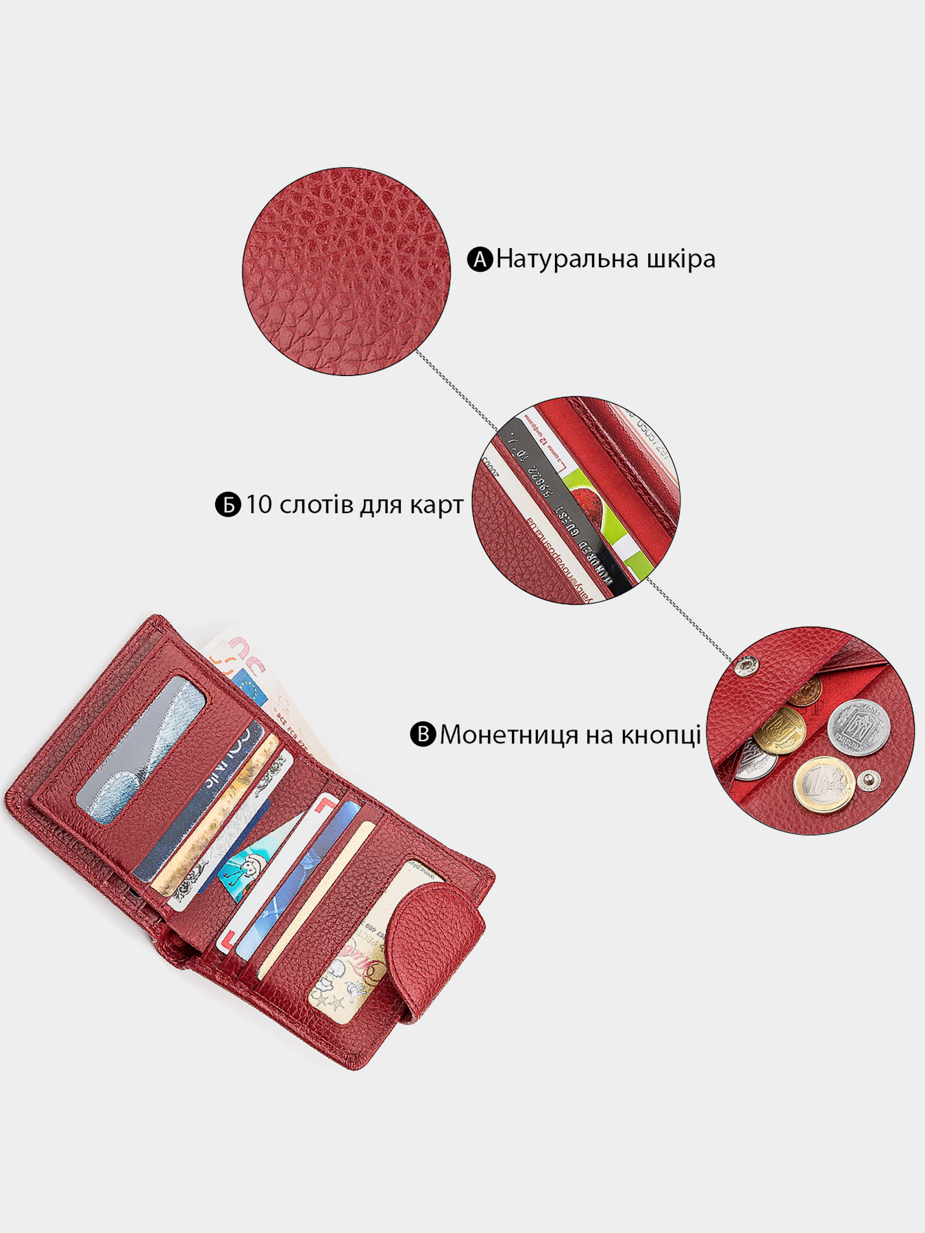 Гаманець ST Leather Accessories модель bag24_18499 Фото