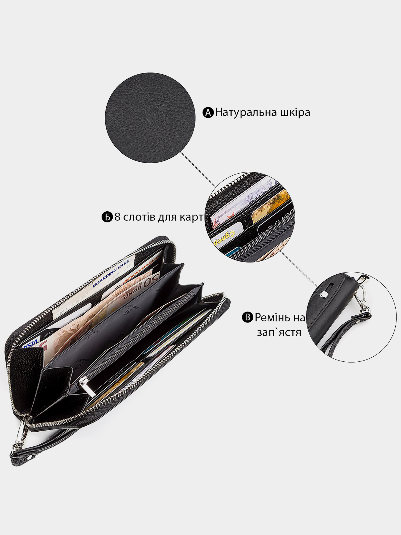 Кошелек ST Leather Accessories модель bag24_18422 Фото