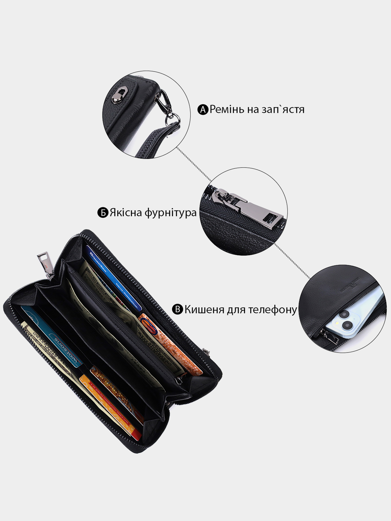 Клатч ST Leather Accessories модель bag24_22681 Фото