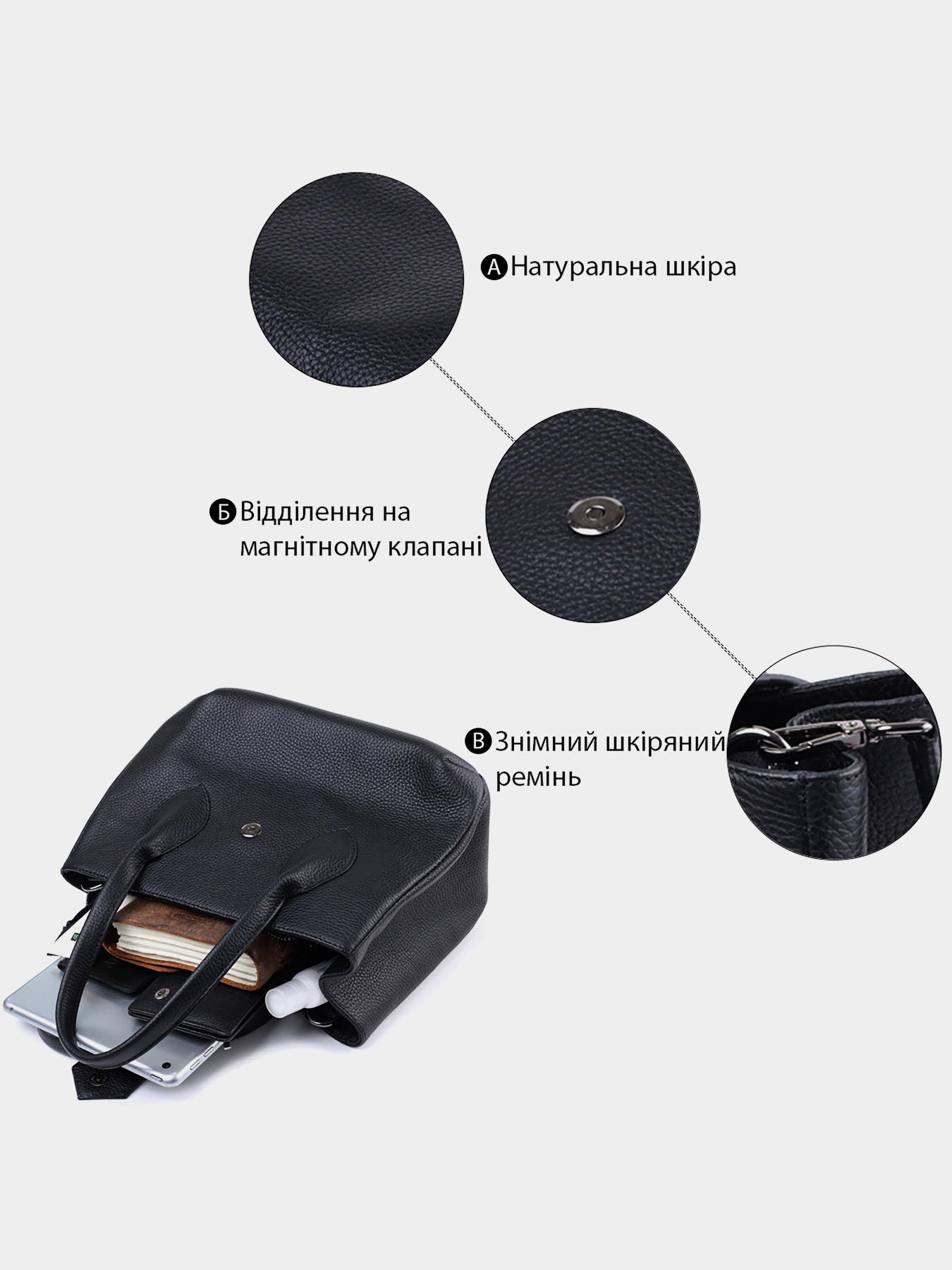 Кросс-боди Shvigel модель bag24_22829 Фото