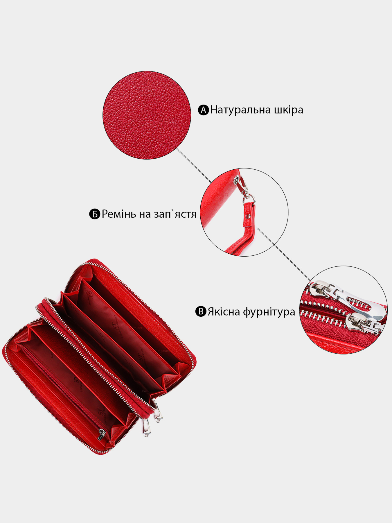 Гаманець ST Leather Accessories модель bag24_19430 Фото