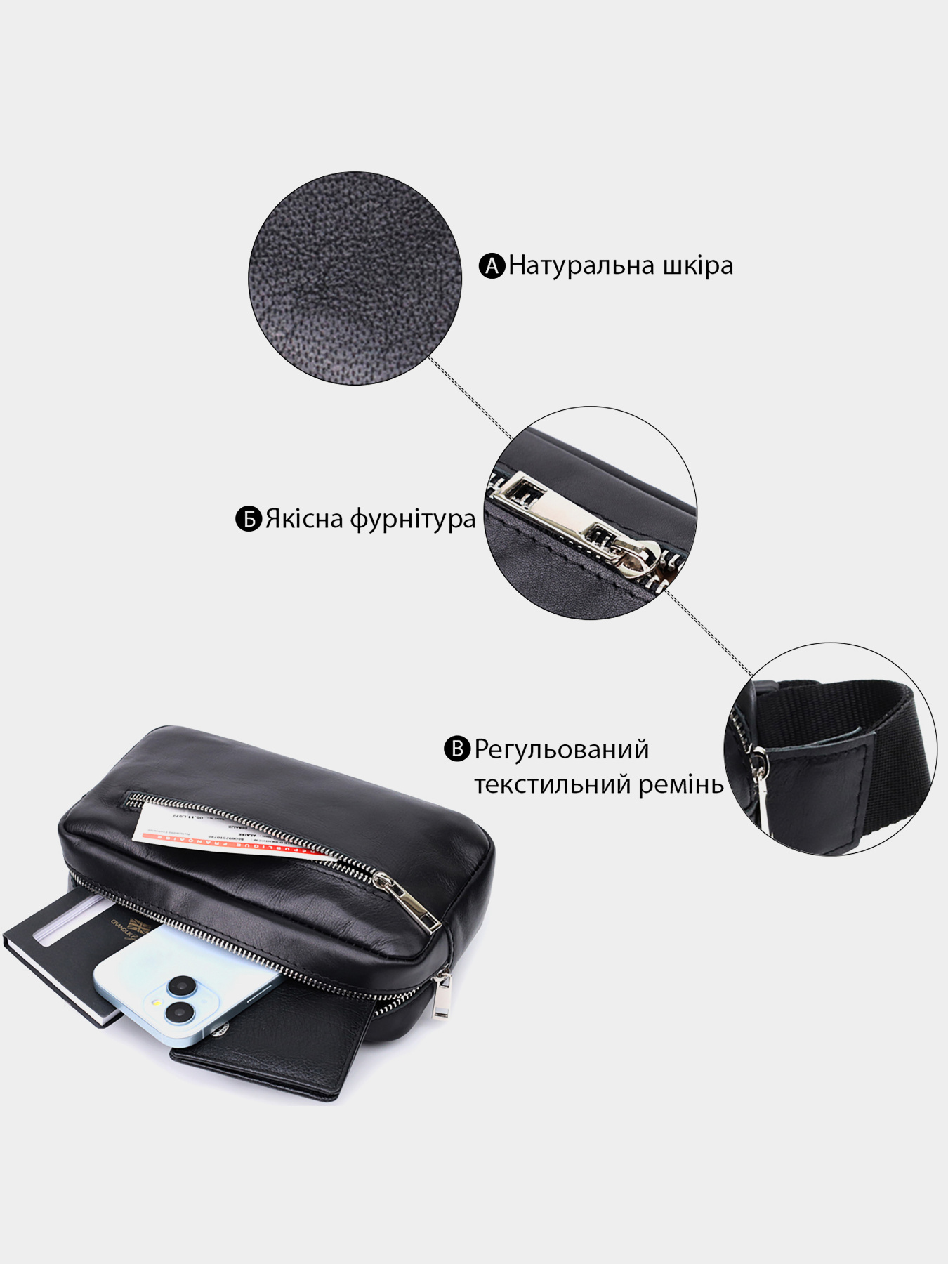 Поясная сумка Shvigel модель bag24_22825 Фото