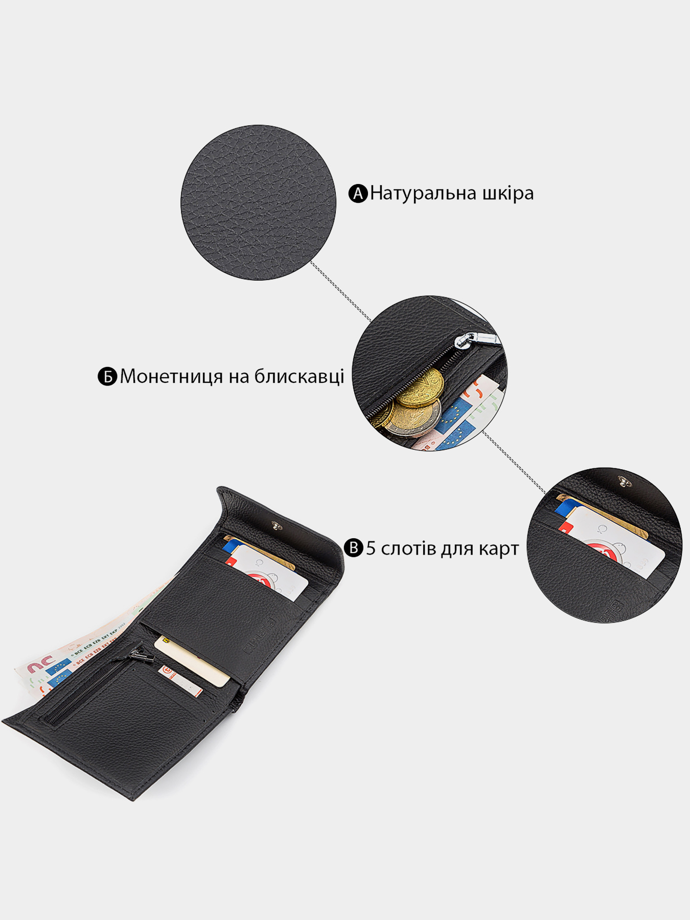 Кошелек ST Leather Accessories модель bag24_18313 Фото