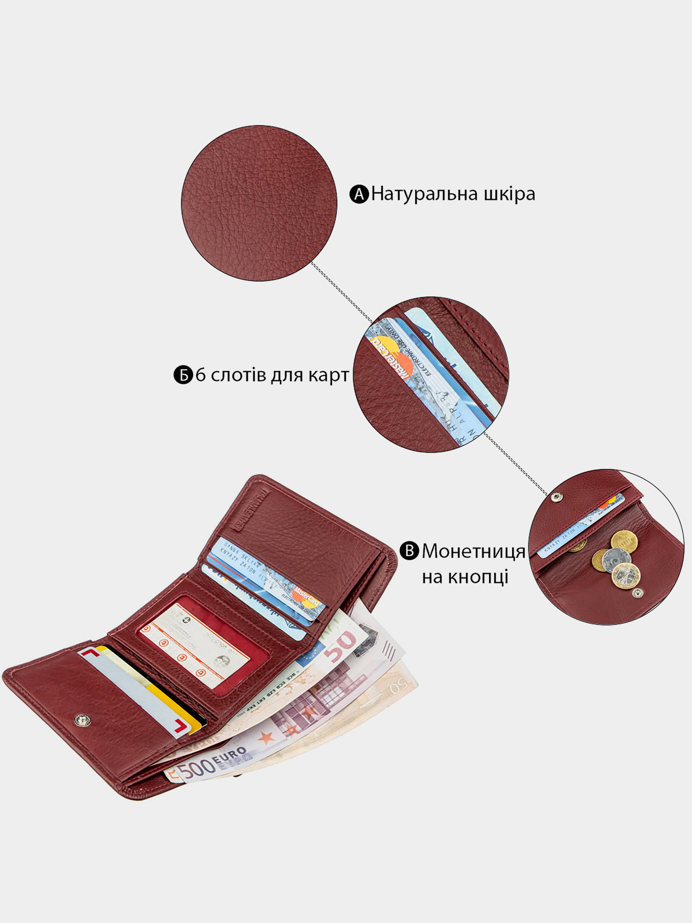 Гаманець ST Leather Accessories модель bag24_18885 Фото