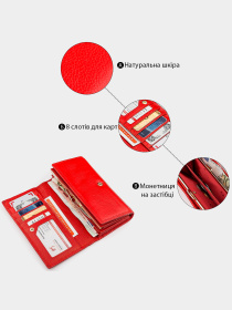 Кошелек Boston Leather Accessories модель bag24_18493 Фото