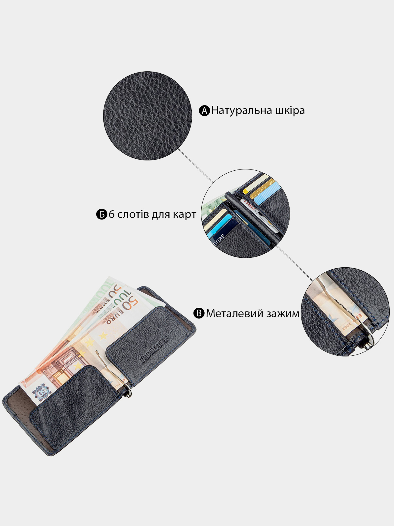 Портмоне ST Leather Accessories модель bag24_18942 Фото