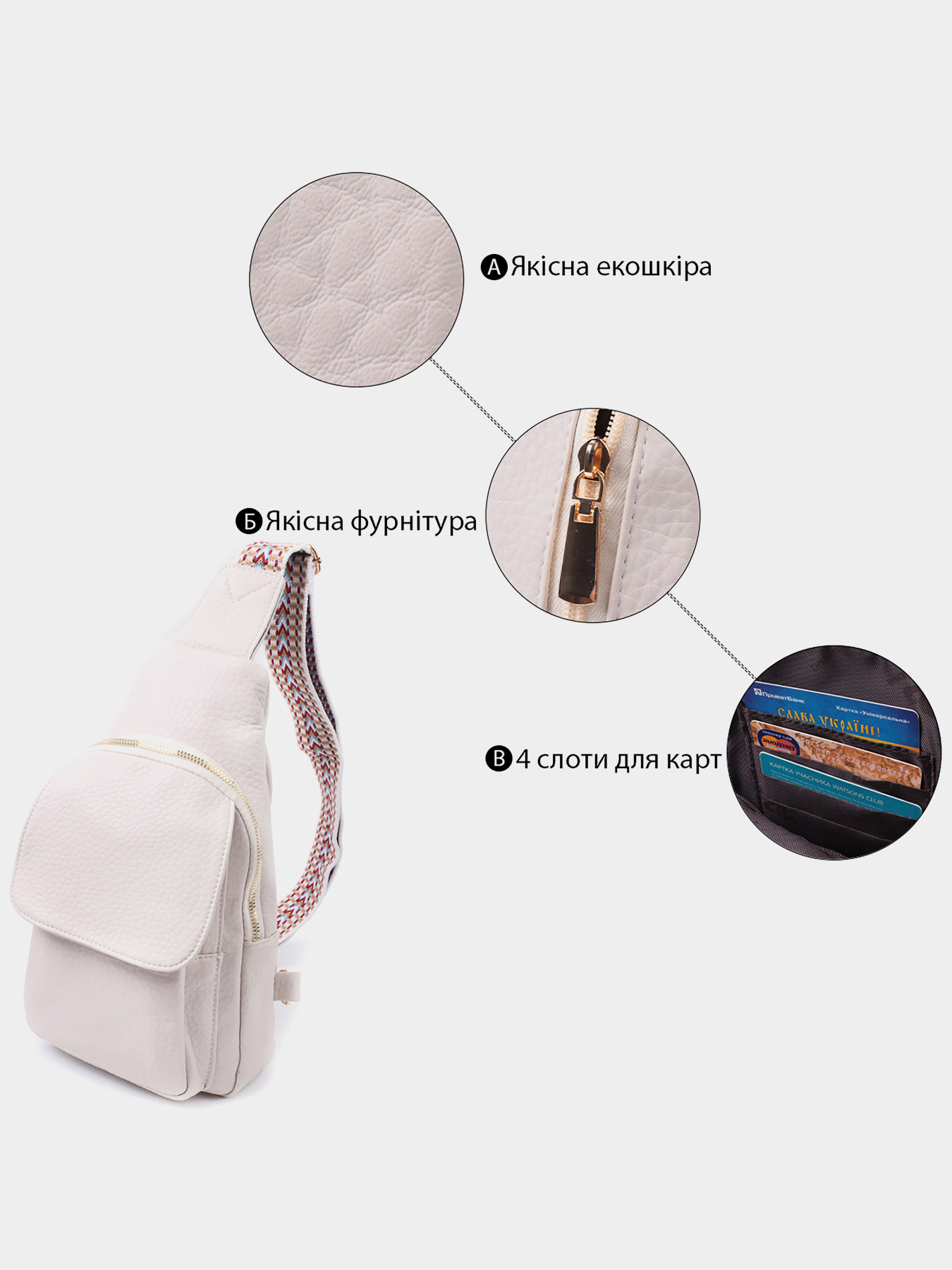 Кросс-боди Vintage модель bag24_22761 Фото