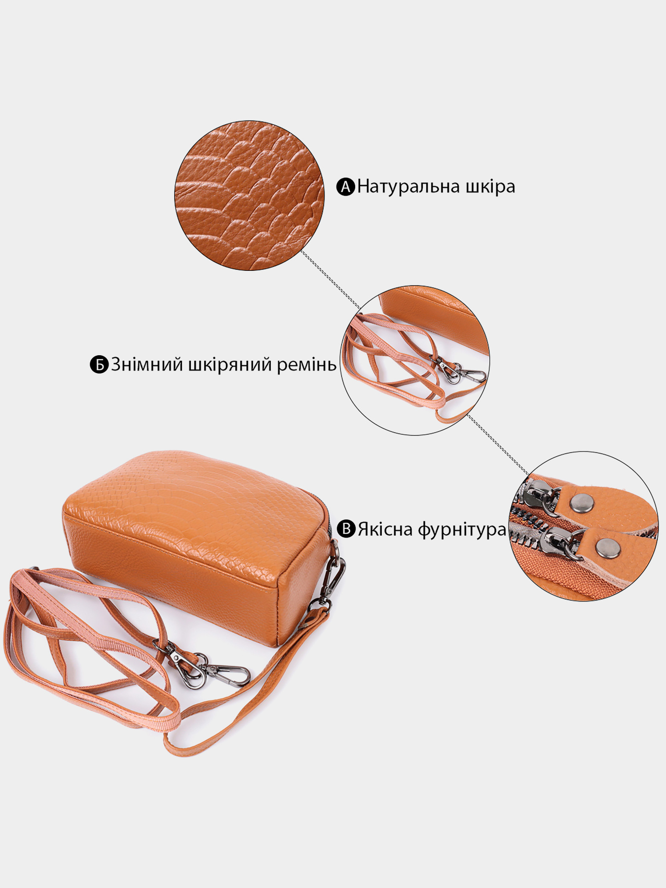 Крос-боді Vintage модель bag24_22800 Фото