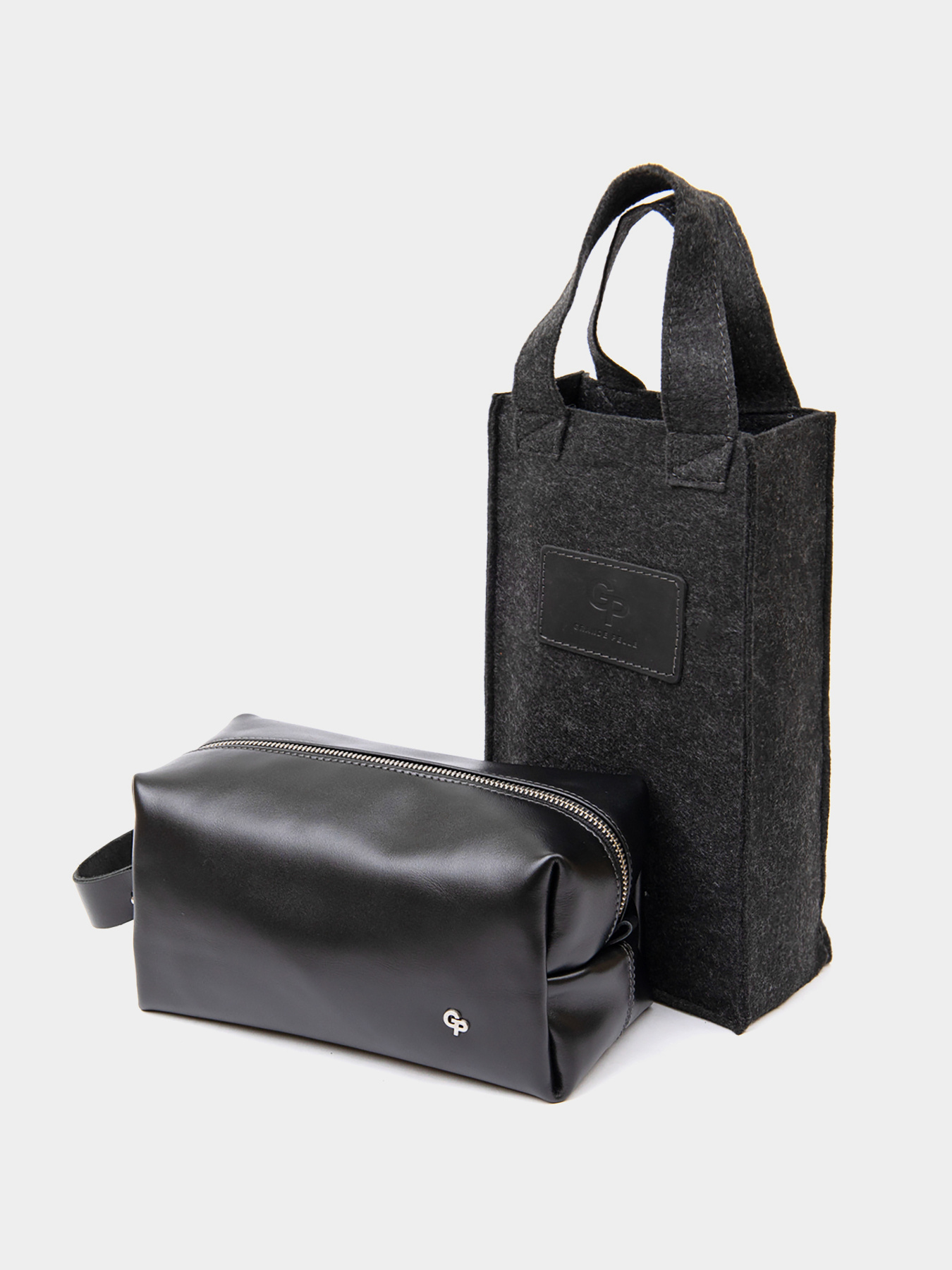 Мужской кожаный несессер GRANDE PELLE  Черный Grande Pelle модель bag24_11417 Фото