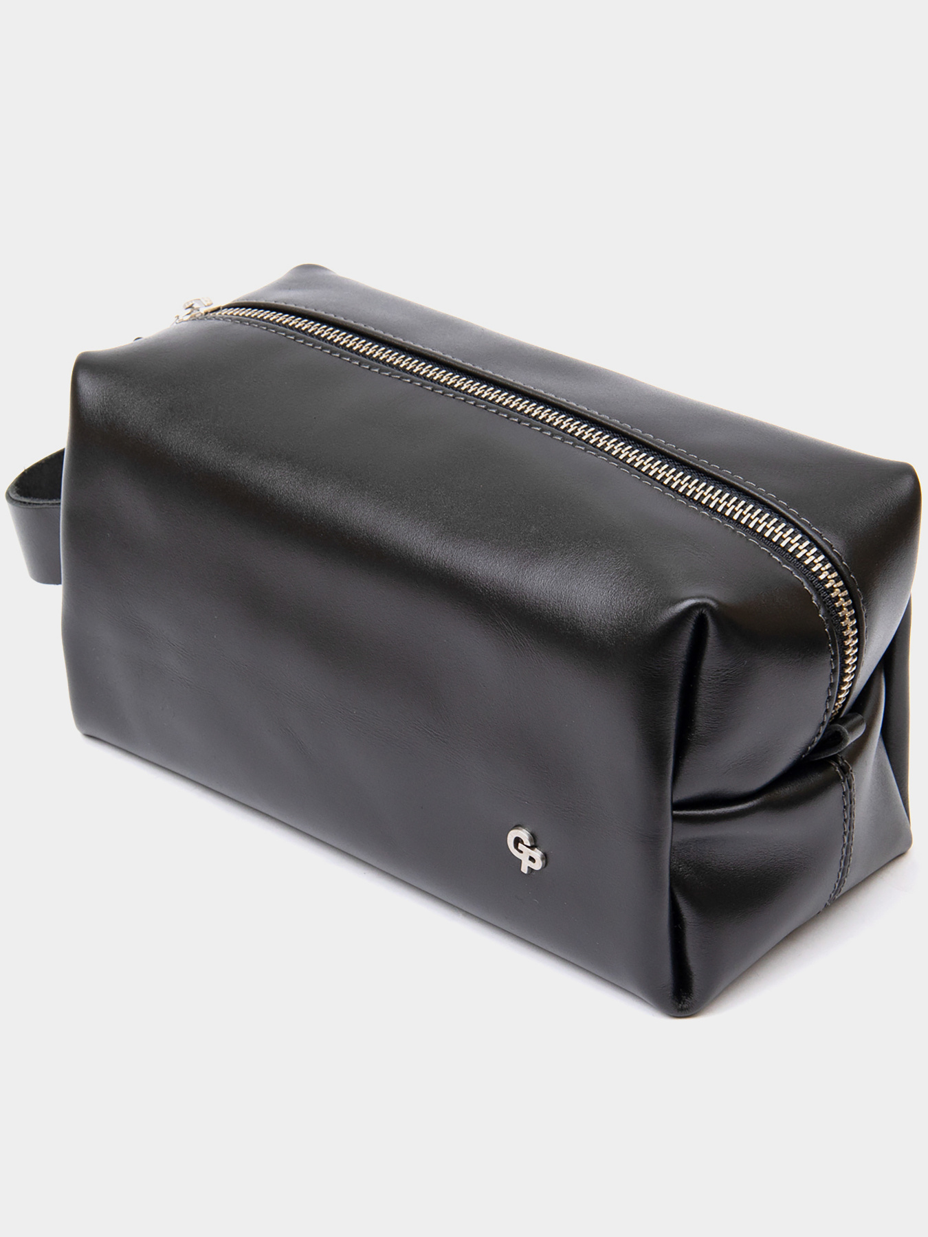 Мужской кожаный несессер GRANDE PELLE  Черный Grande Pelle модель bag24_11417 Фото