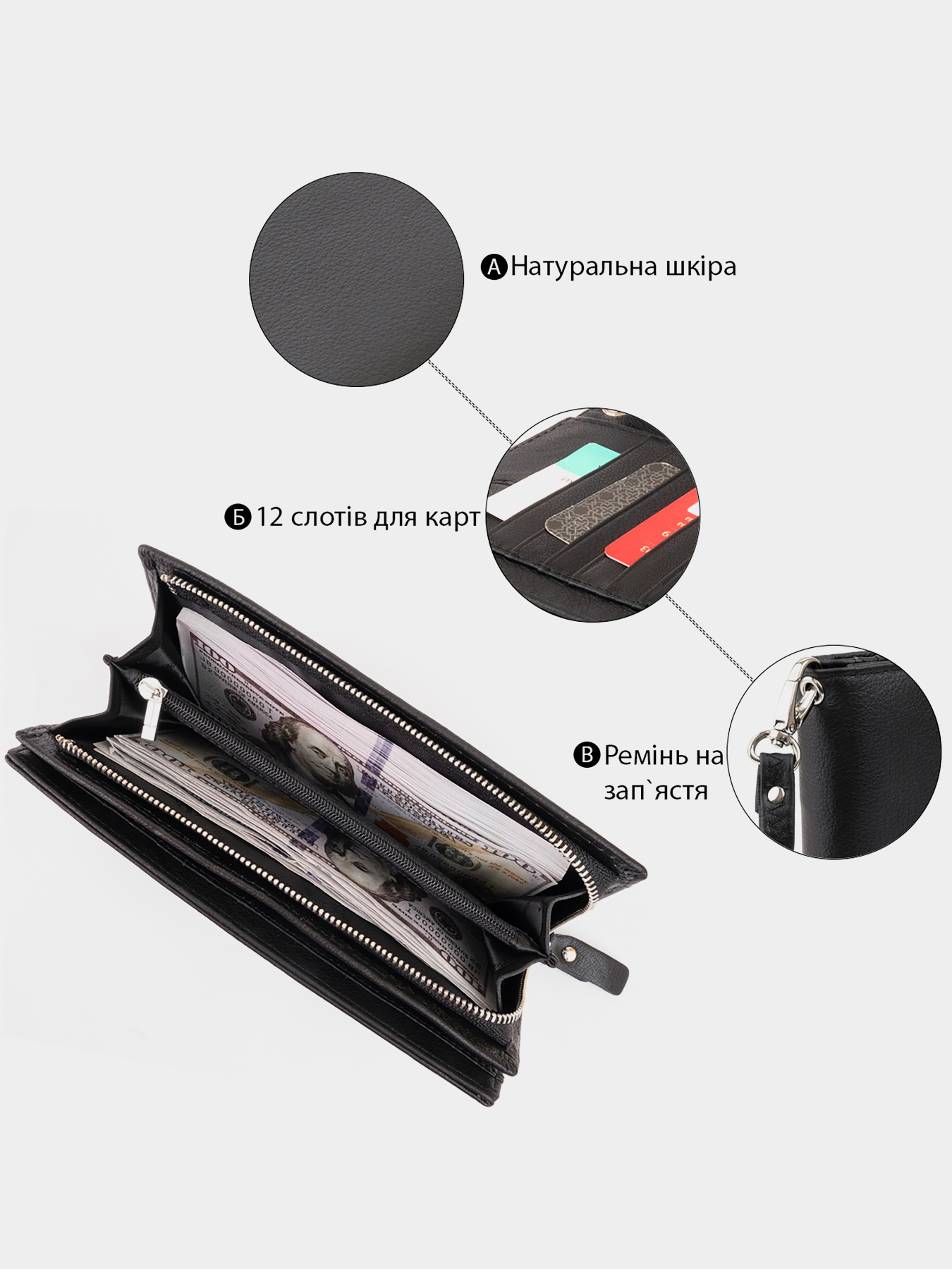 Гаманець ST Leather Accessories модель bag24_19274 Фото