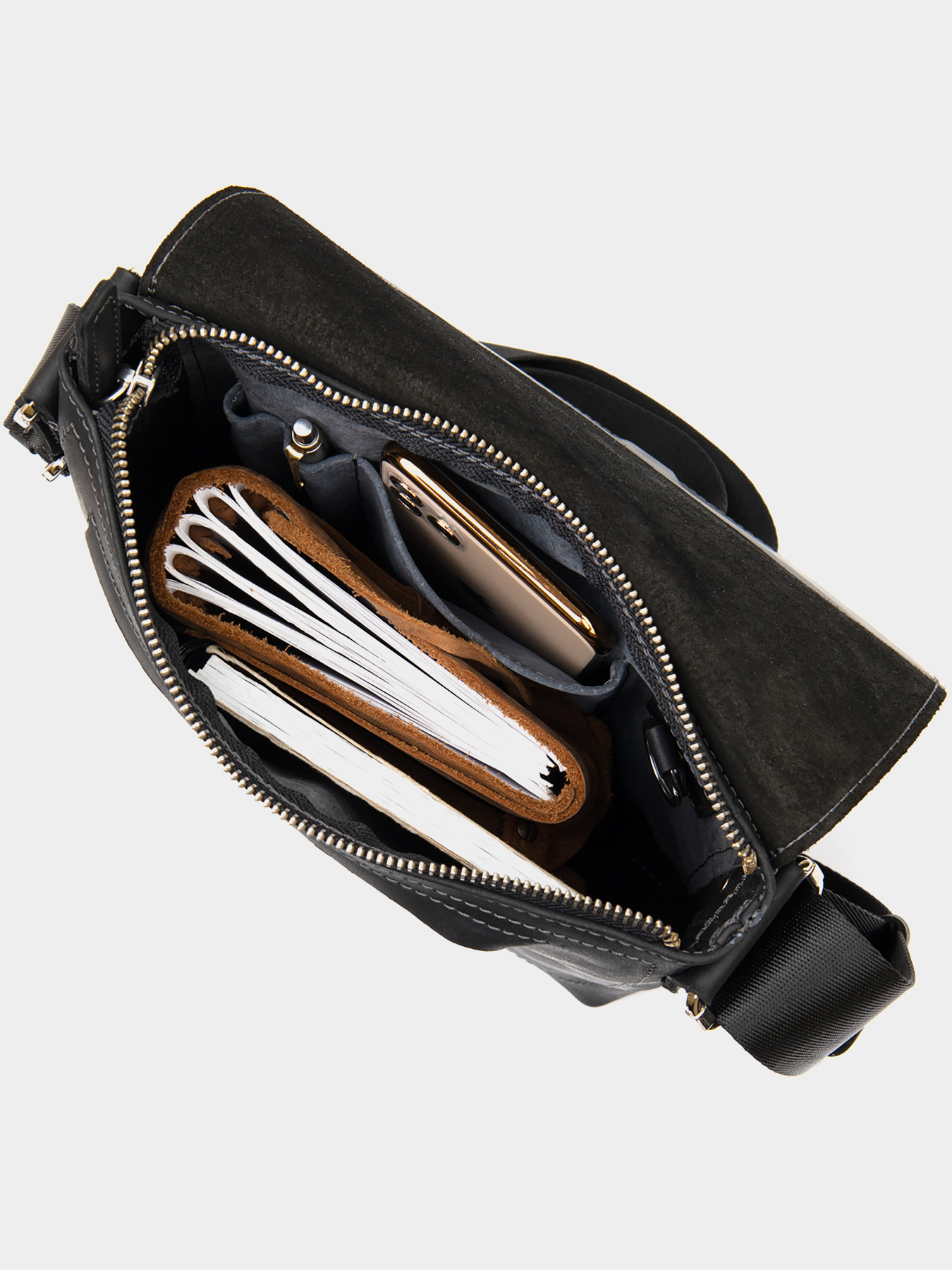 Мессенджер Grande Pelle модель bag24_11431 Фото