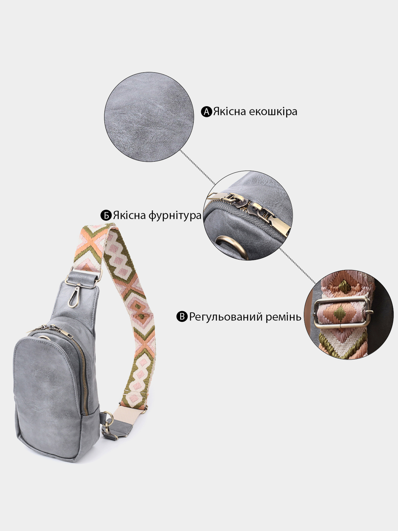 Кросс-боди Vintage модель bag24_22792 Фото