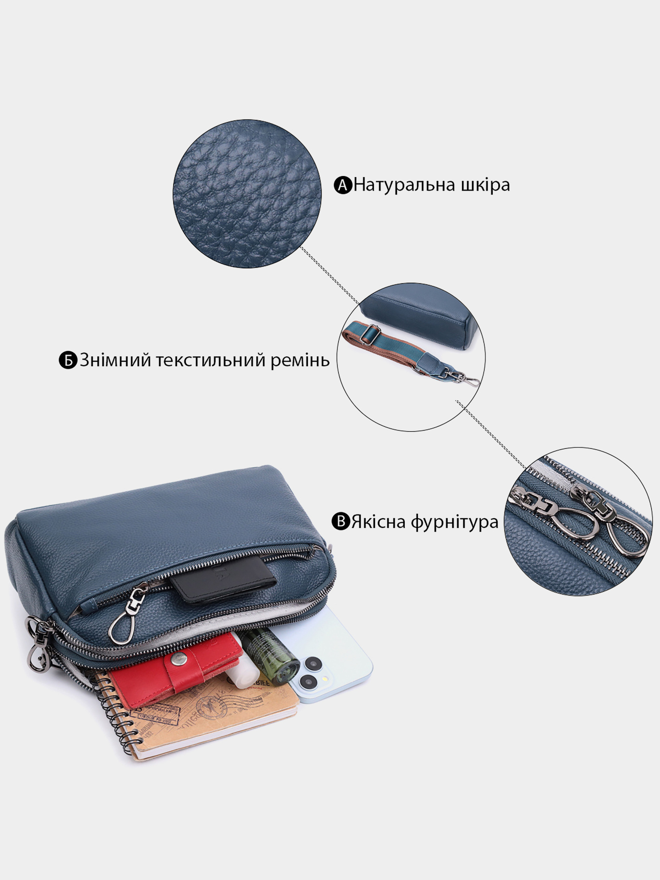 Кросс-боди Vintage модель bag24_22600 Фото