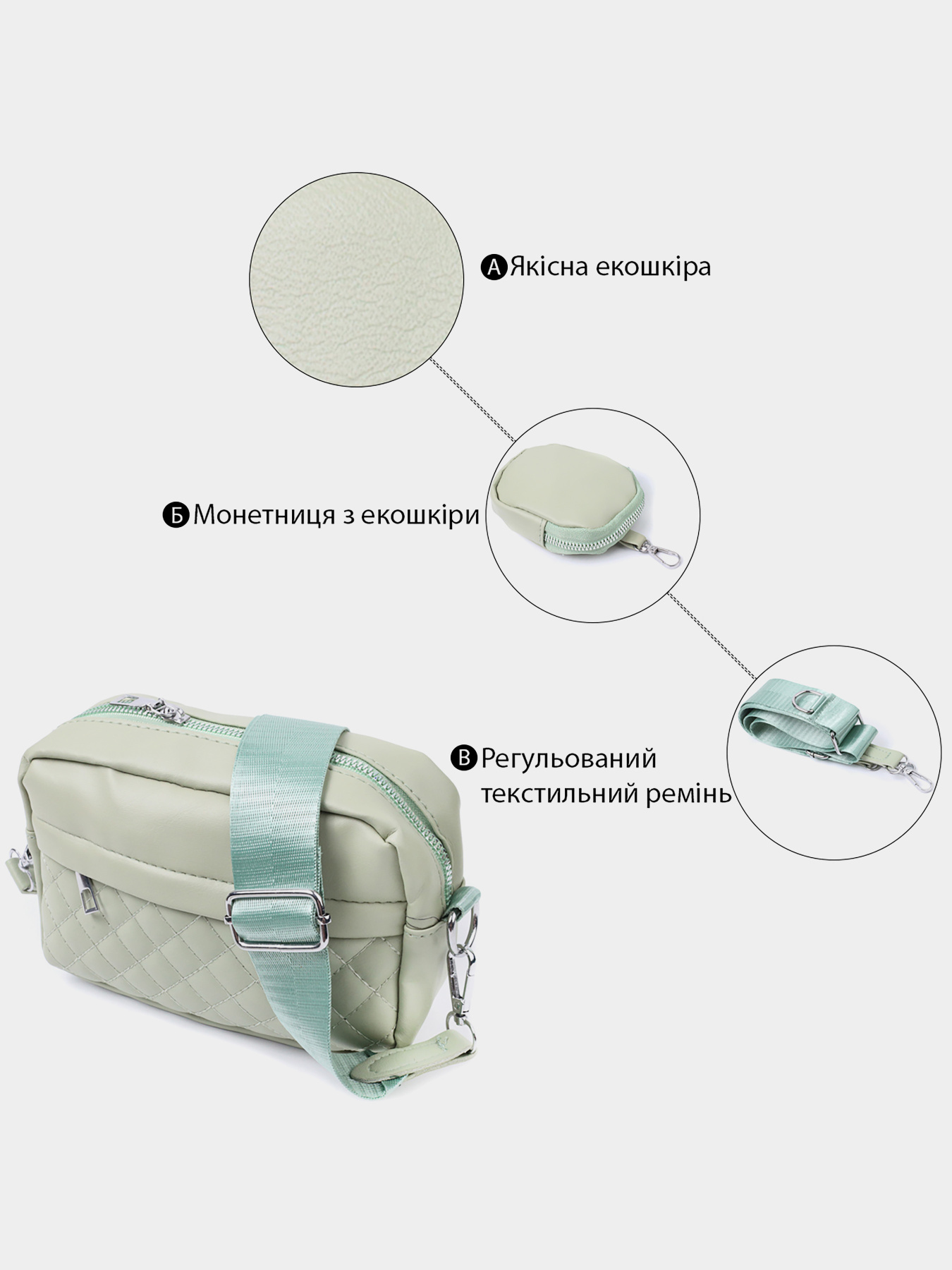 Крос-боді Vintage модель bag24_22797 Фото