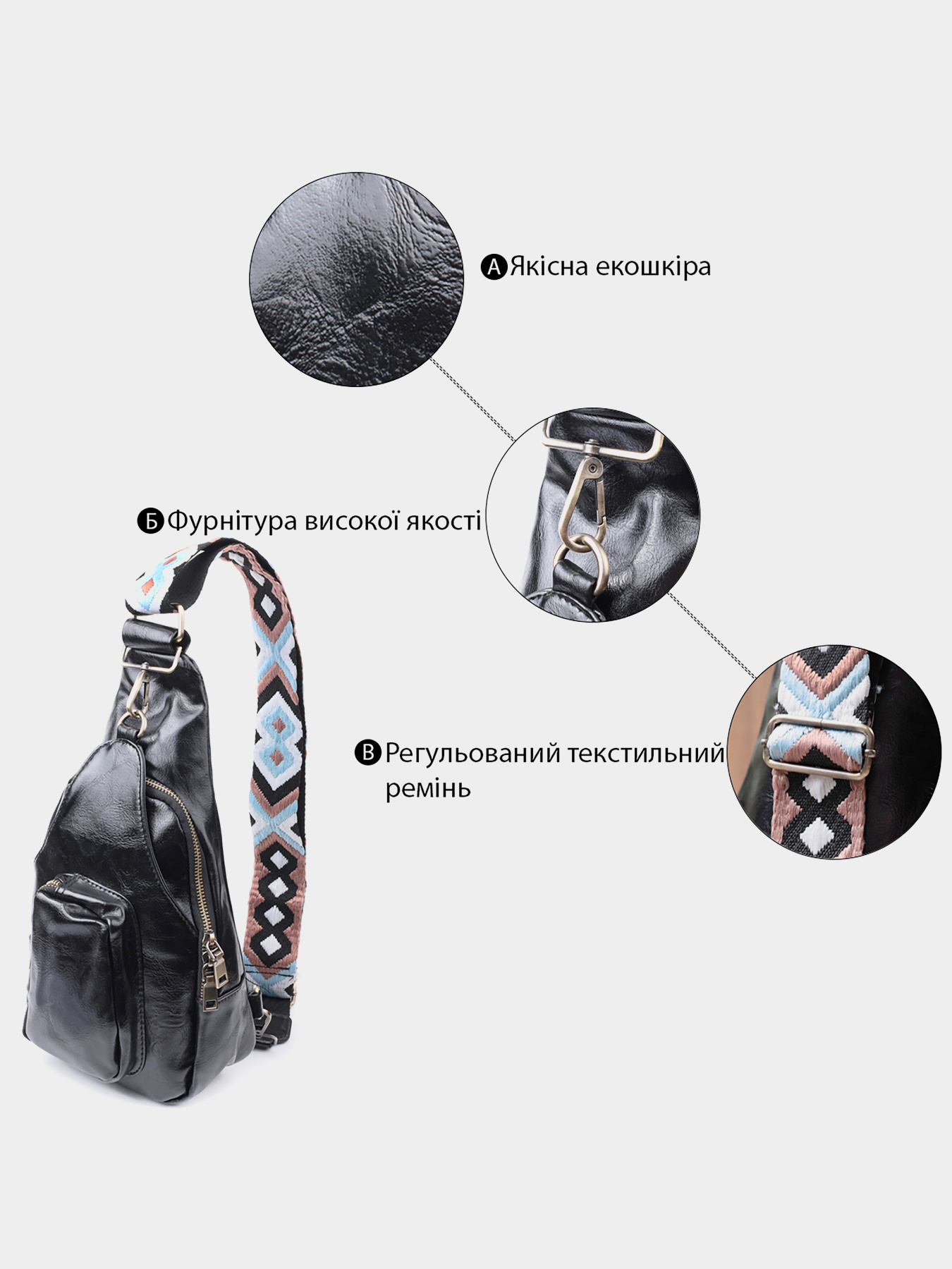 Крос-боді Vintage модель bag24_22776 Фото